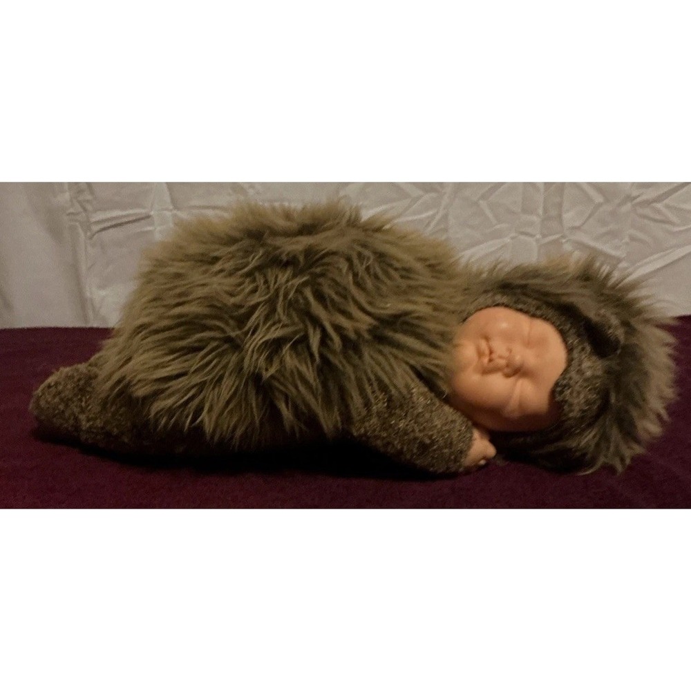 1998 Anne Geddes Baby Doll Plush Hedgehog Outfit 16" Long And Weighted‎